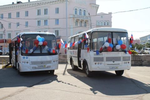 Автобусный парк Магадана пополнился современной техникой в Магадане &laquo; автомагадан