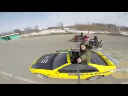 Мотоколонна в честь дня победы 2018 в Магадане &laquo; автомагадан